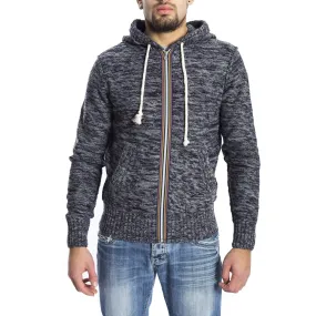 GRAFFIO Maglione con zip e cappuccio GRIGIO Art. WGU133