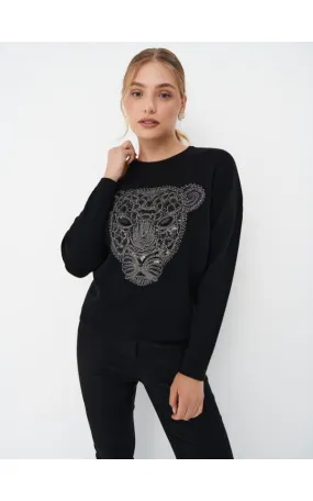 Maglione con paillette